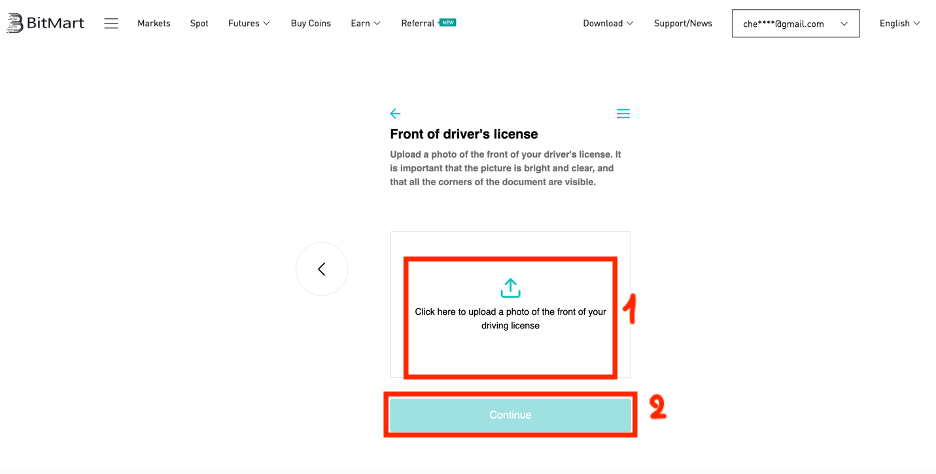 How to Buy Coins with MoonPay in BitMart