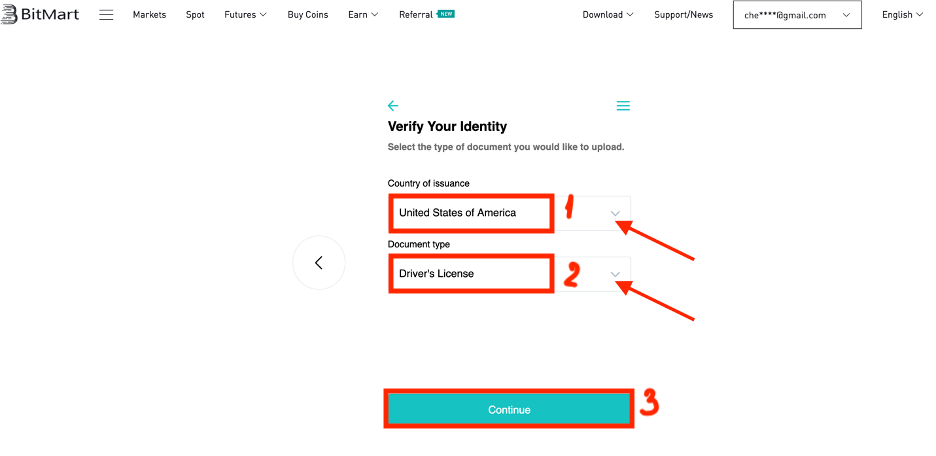 How to Buy Coins with MoonPay in BitMart