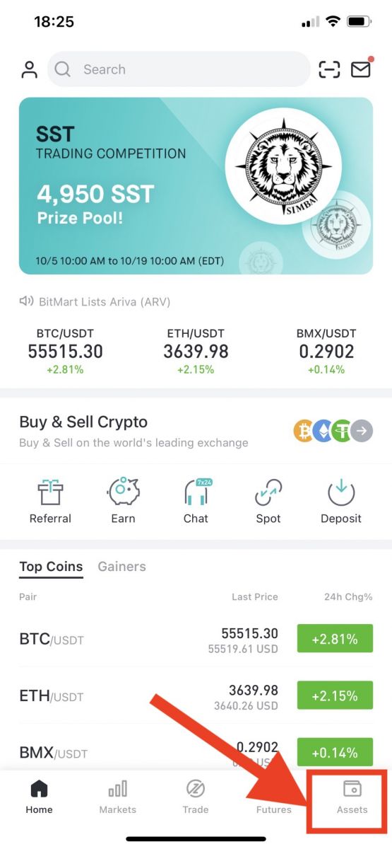 Slik registrerer du deg og setter inn i BitMart