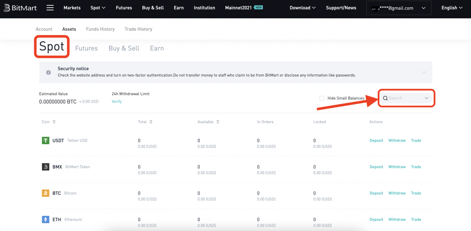 Slik registrerer du deg og setter inn i BitMart