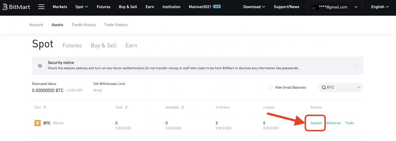 Slik registrerer du deg og setter inn i BitMart