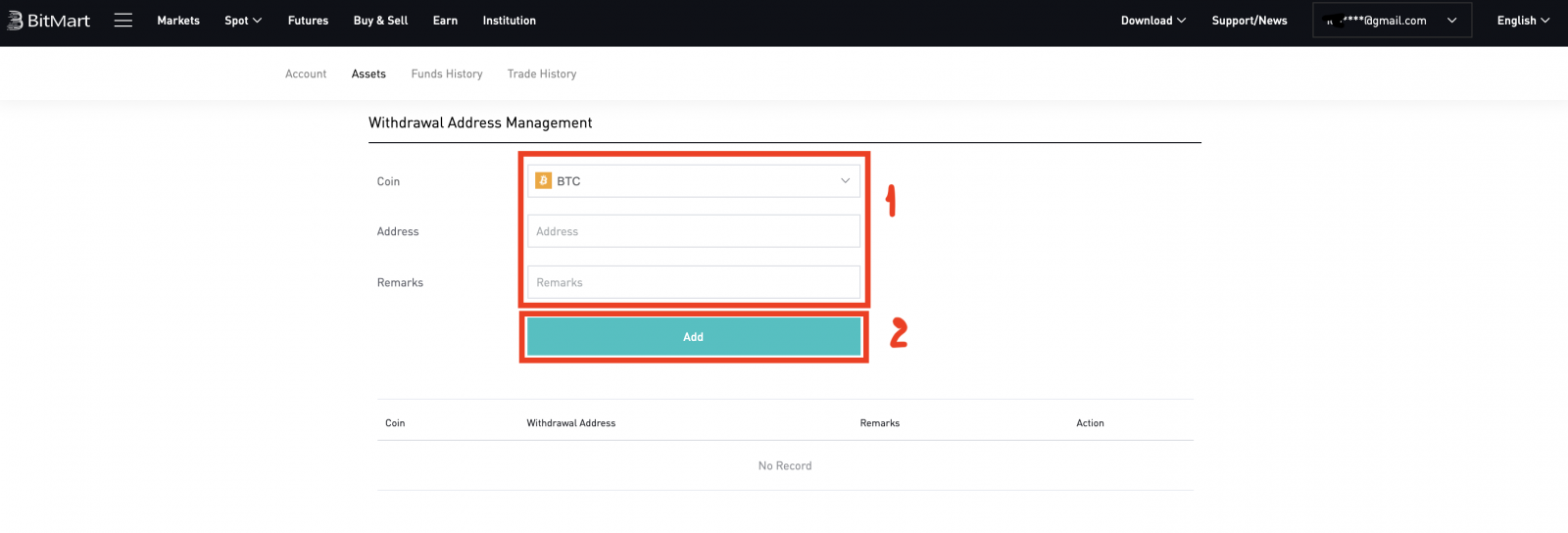 How to Withdraw and Make a Deposit in BitMart How to Withdraw and Make a Deposit in BitMart