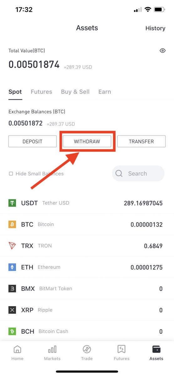 How to Withdraw and Make a Deposit in BitMart