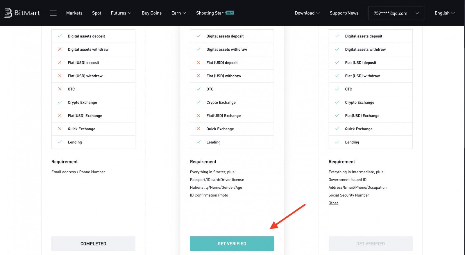 Jak przeprowadzić samouczek weryfikacji tożsamości (KYC) w BitMart
