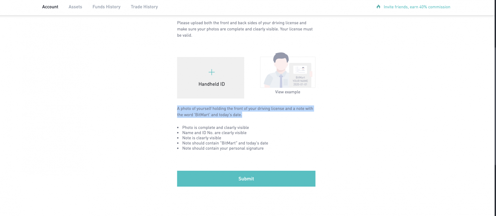 Jak przeprowadzić samouczek weryfikacji tożsamości (KYC) w BitMart