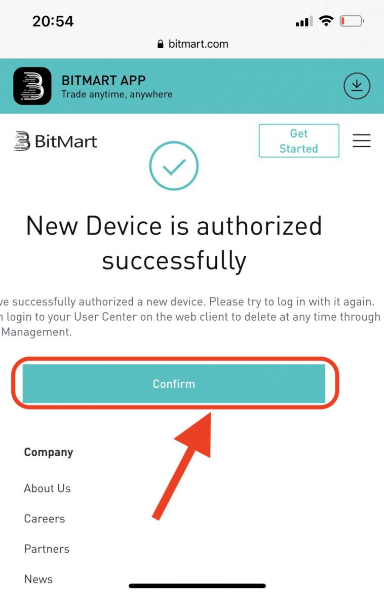 How to Register and Login account in BitMart