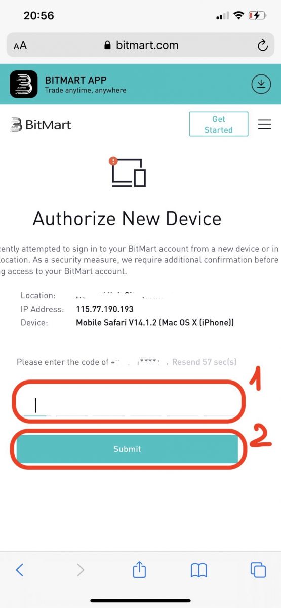 How to Register and Login account in BitMart
