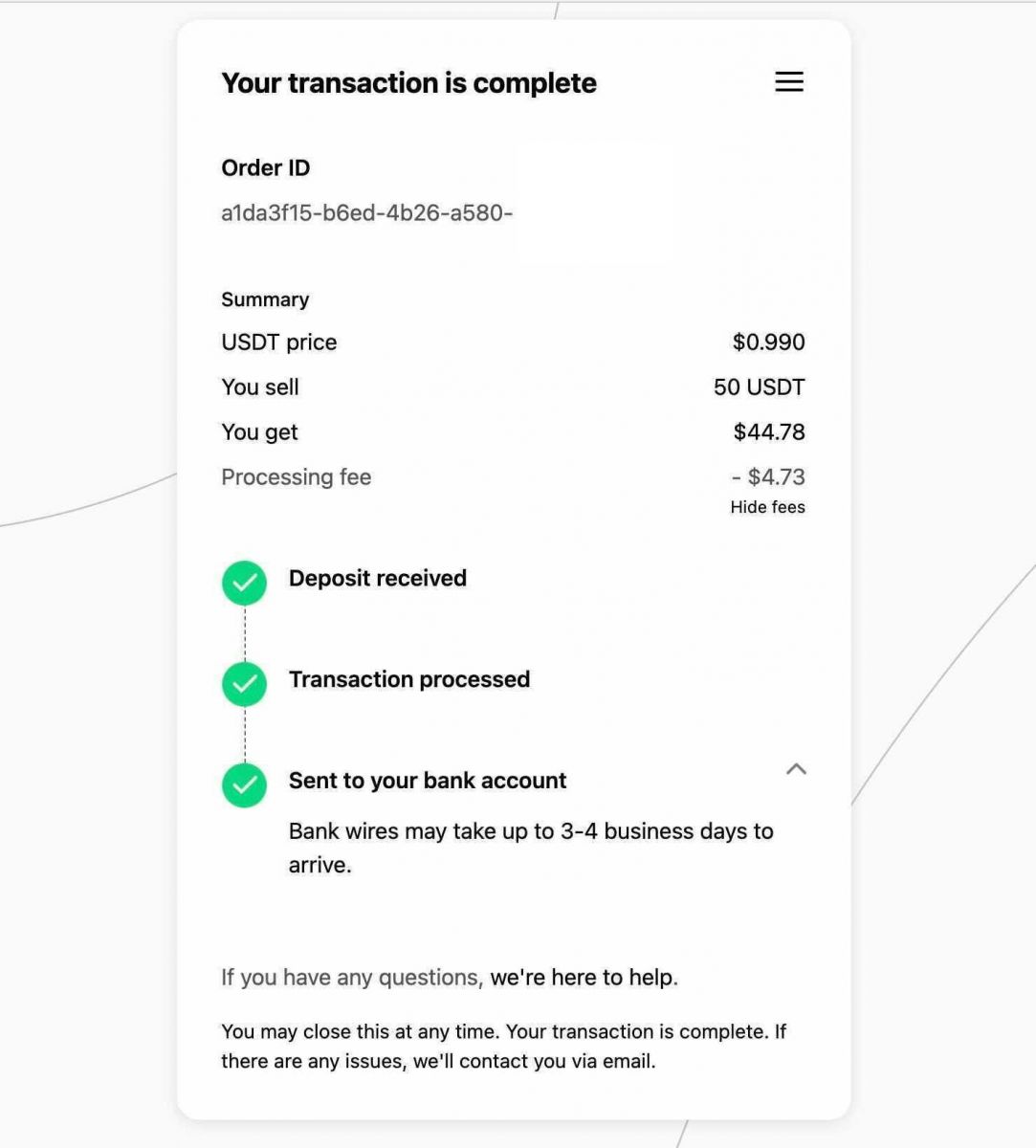 How To Sell Coins With MoonPay in BitMart