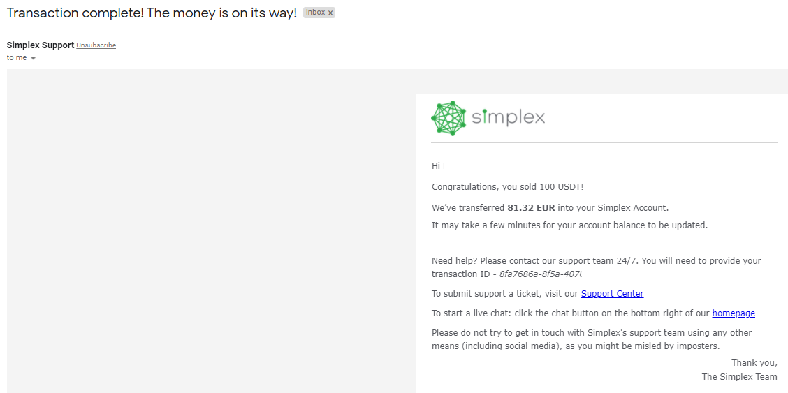 Як продавати монети за допомогою Simplex у BitMart