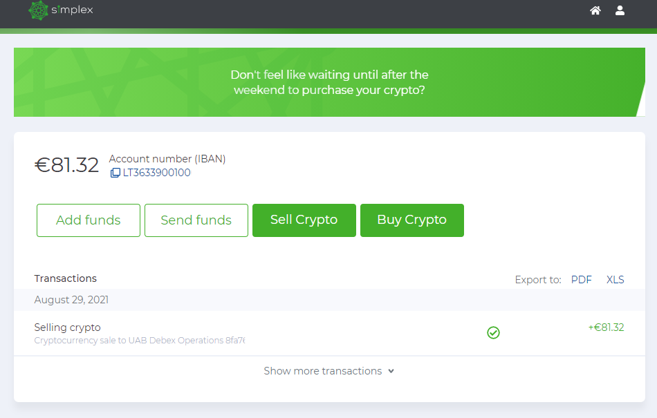 Як продавати монети за допомогою Simplex у BitMart